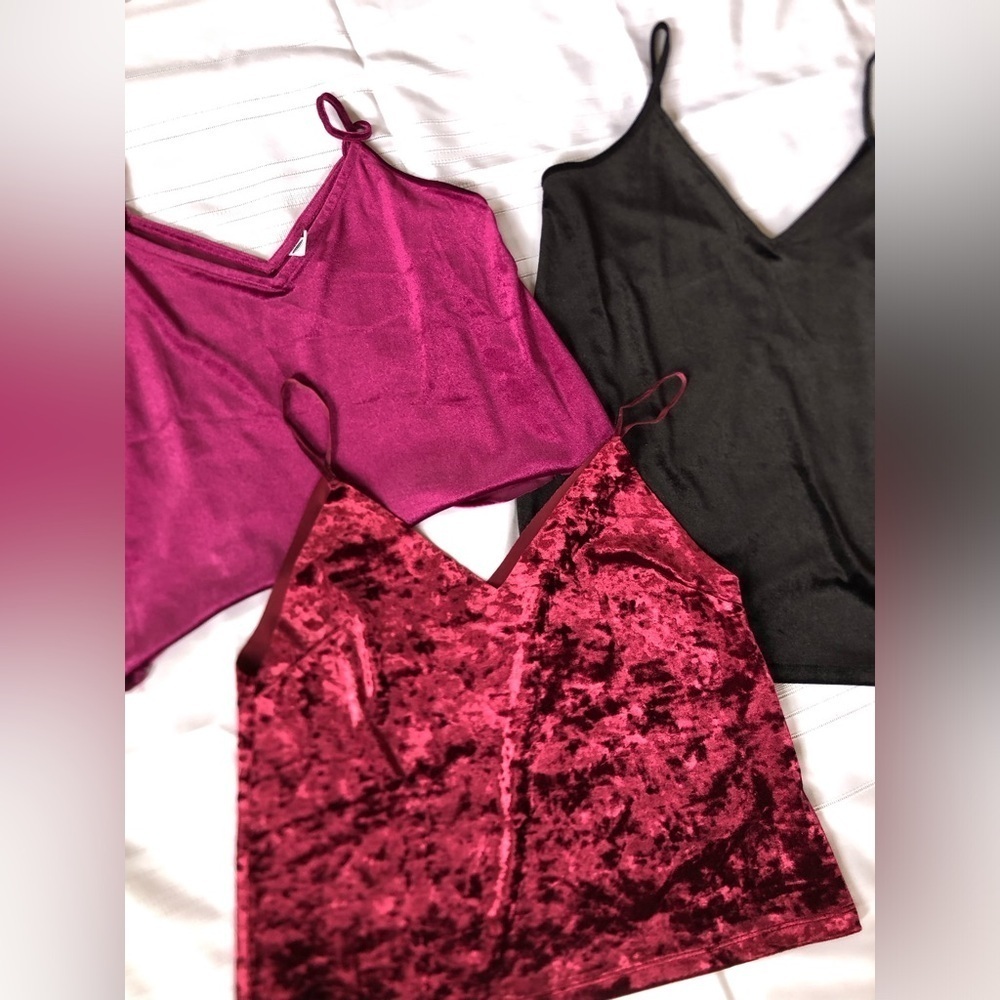 Velvet Camisole Top Bundle